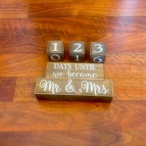 Wedding Countdown Blocks